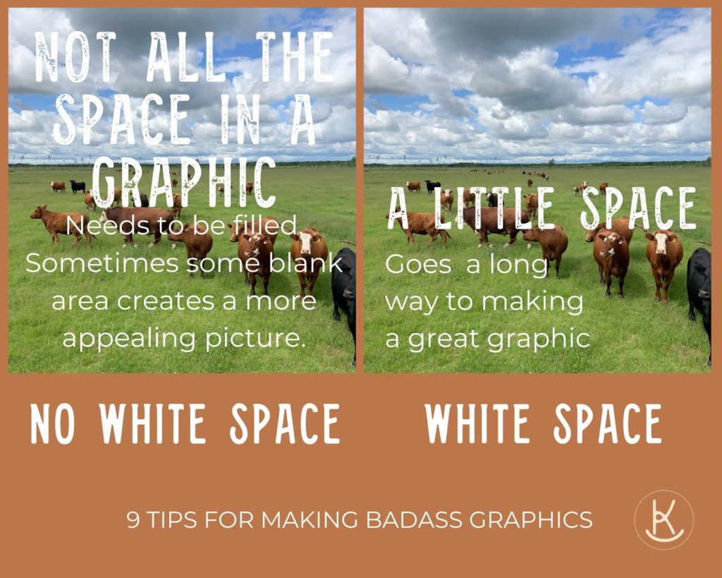 Graphic Design white space